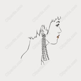 Elegant Woman Profile
