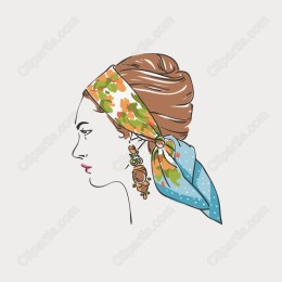 Vintage-Inspired Fashionable Woman