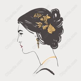 Elegant Floral Woman