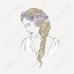 Elegant Floral Crown Woman