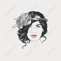 Floral Elegance Woman
