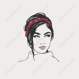 Chic of a Modern Woman with Headband