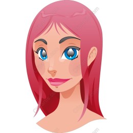 Vibrant Pink-Haired Woman