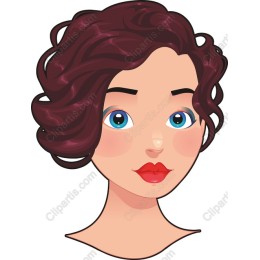 Stylish Curly Hair Woman