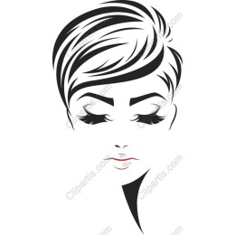 Elegant Minimalist Female Face