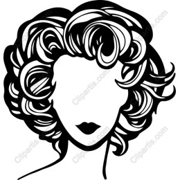 Chic Abstract Woman Portrait