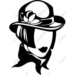 Elegant Vintage Woman in Hat