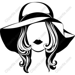 Chic Faceless Woman with Wide-Brimmed Hat