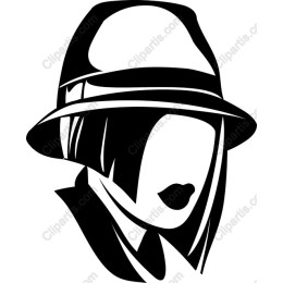 Chic Fedora Woman