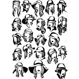 Stylish Hat Clipart Bundle