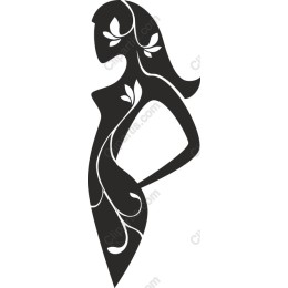 Floral Elegance: Woman