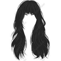 Elegant Long Flowing Hair