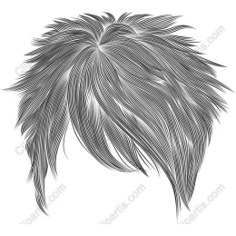 Stylish Tousled Hair
