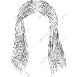 Elegant Flowing Hair