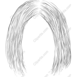 Flowing Hair Outline