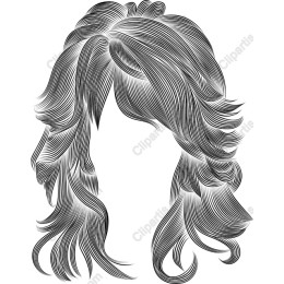 Elegant Flowing Hair