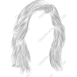Elegant Flowing Hair