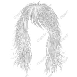 Elegant Flowing Hair