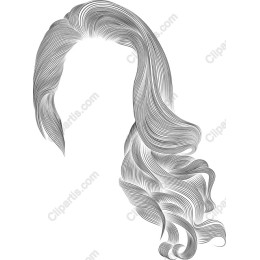 Elegant Flowing Hair
