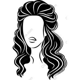 Elegant Black and White Woman's Hairstyle