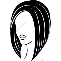 Stylish Black and White Woman Hair