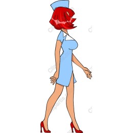 Charming Cartoon Nurse