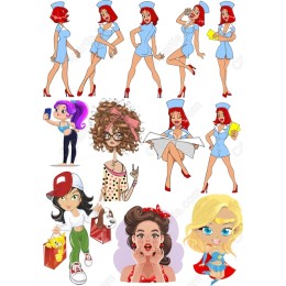 Vibrant Playful Collection - Whimsical Characters