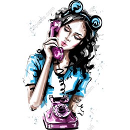 Vintage Vibes in Color - Retro Phone
