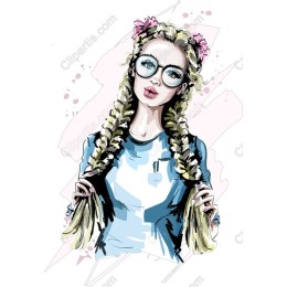 Chic Braided Girl