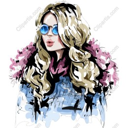 Chic Woman in Sunglasses