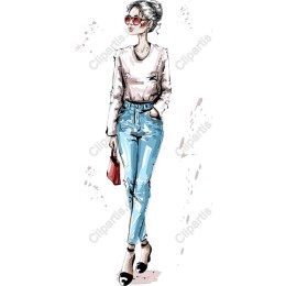 Chic High-Waisted Jeans Fashion