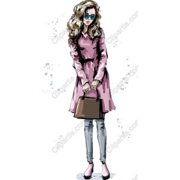 Chic Pink Coat