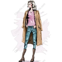 Chic Fashion of a Woman