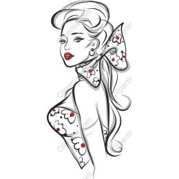 Chic Floral Bow