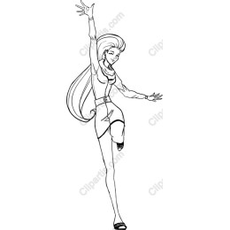 Dynamic Female Figure