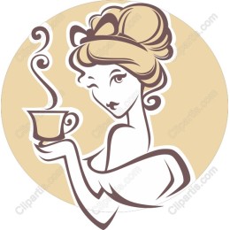 Vintage Coffee Lady