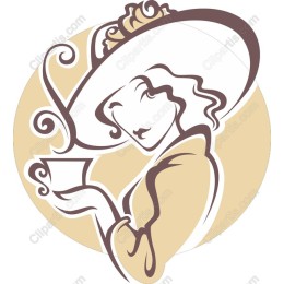 Elegant Woman Holding Cup