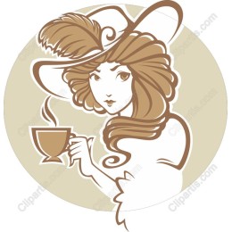 Elegant Tea Lady
