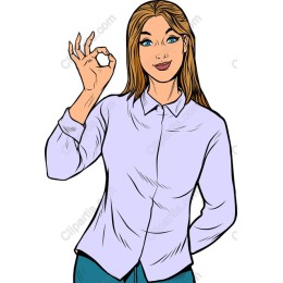 Okay Gesture Woman