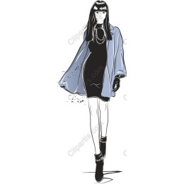 Elegant Fashion Model