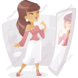 Chic Reflection: Fashionable
