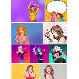  Bundle: Pop Art Women