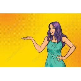 Stylish Woman with Playful Pose