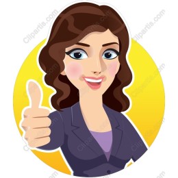 Thumbs-Up Businesswoman