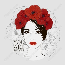 You Are Awesome Floral