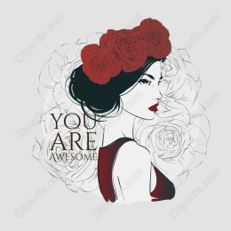Empowering Floral - You Are Awesome
