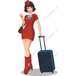 Vintage Flight Attendant