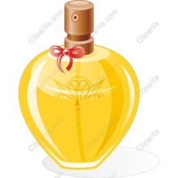 Golden Elegance Perfume Bottle