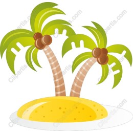Tropical Palm Trees Oasis