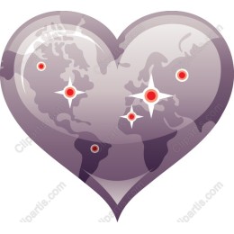 Global Love Heart